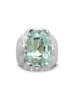 Bespoke Cairn Aquamarine Dress Ring Ring Pruden and Smith   