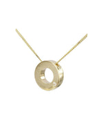 Polo 9ct Gold Diamond Pendant Pendant Pruden and Smith   