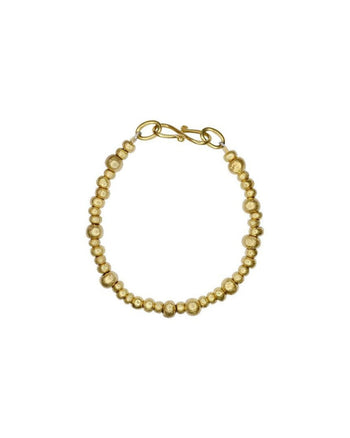 Random Nugget Solid 9ct Gold Bracelet Bracelet Pruden and Smith Default Title  