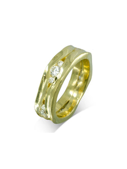 Trap Yellow Gold Diamond Eternity Ring (6mm) Ring Pruden and Smith   