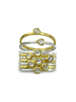 Rough Diamond Stacking Ring Ring Pruden and Smith   