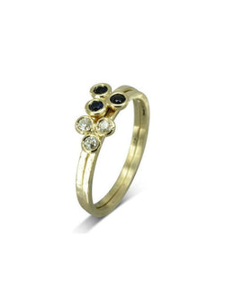 Trefoil Yellow Gold Gemstone Ring Ring Pruden and Smith   