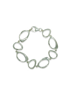 Loop Solid Silver Bracelet Bracelet Pruden and Smith   