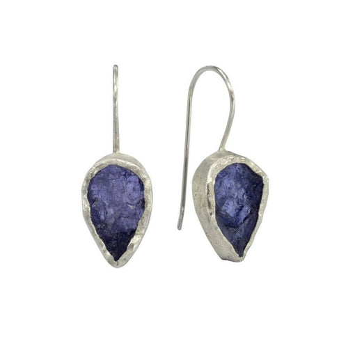 Tanzanite Drop Earrings Earrings Pruden and Smith   